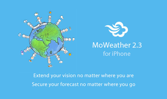 MoWeather 2.3 for iPhone版正式发布（6月26日）